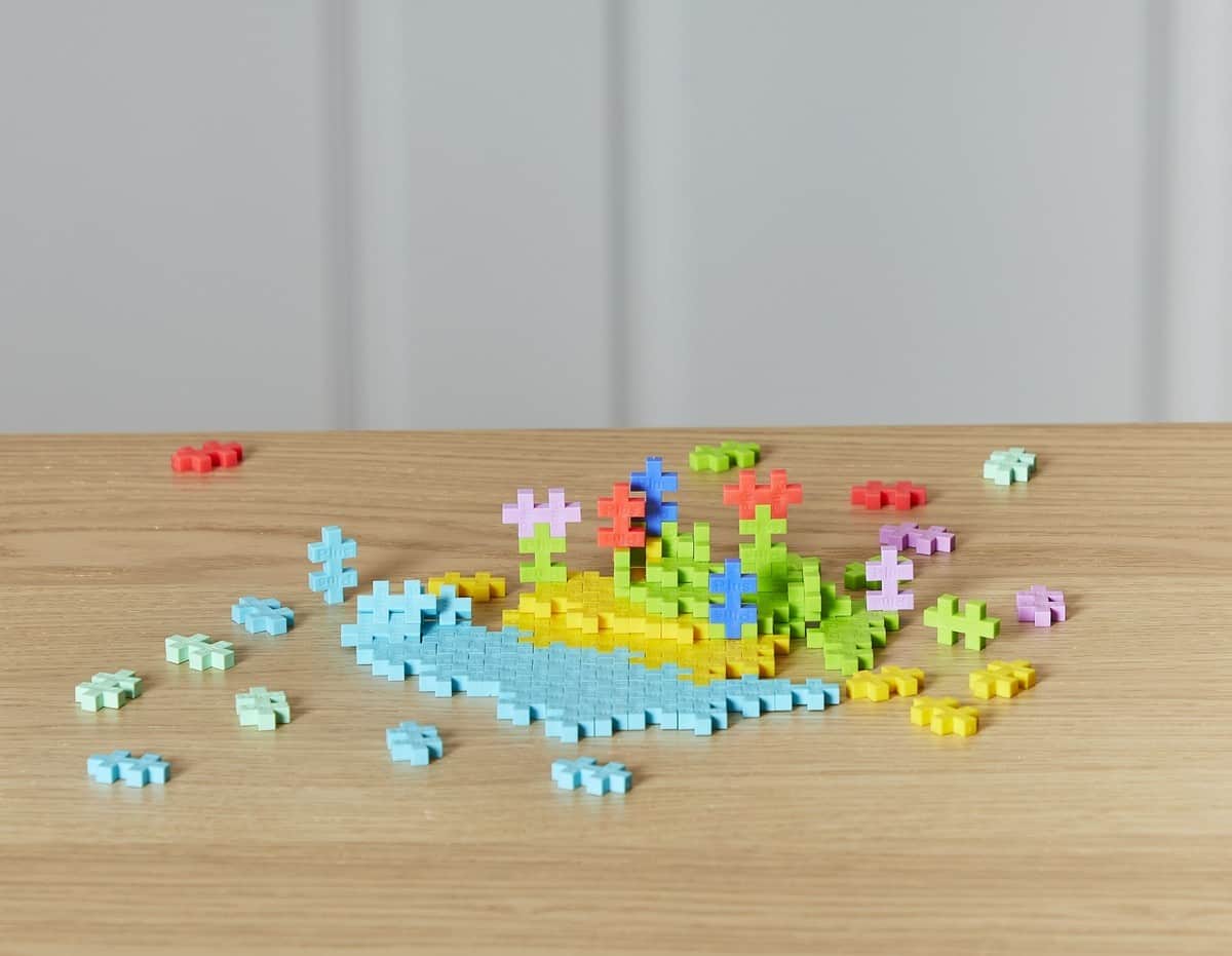 Plus-Plus tube tropical, 240 stuks, bouwstenen, bouwspeelgoed, educatief speelgoed, creatief speelgoed, duurzaam, plus-plus, wonderzolder.nl