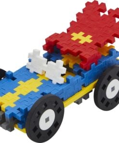 Plus-Plus tube auto held 200 stuks, hero car, held, auto, bouwen, bouwstenen, tube, 200 stuks, plus-plus, wonderzolder.nl