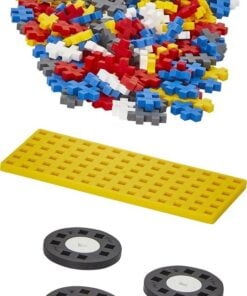 Plus-Plus tube auto held 200 stuks, hero car, held, auto, bouwen, bouwstenen, tube, 200 stuks, plus-plus, wonderzolder.nl