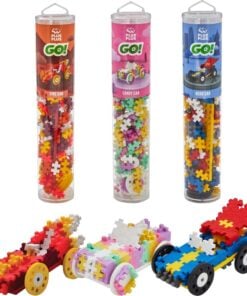 Plus-Plus tube auto held 200 stuks, hero car, held, auto, bouwen, bouwstenen, tube, 200 stuks, plus-plus, wonderzolder.nl