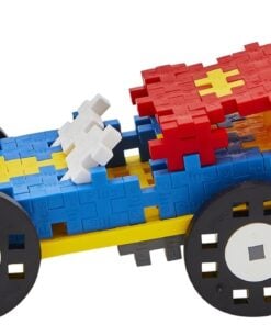 Plus-Plus tube auto held 200 stuks, hero car, held, auto, bouwen, bouwstenen, tube, 200 stuks, plus-plus, wonderzolder.nl
