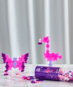 Plus-plus tube glitter 100 stuks, paars, glitter, bouwspeelgoed, 100 stuks, creatief speelgoed, plus-plus, wonderzolder.nl