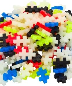 Plus-Plus tube glow 240 stuks, bouwsteentjes, glow in de dark, bouwen, educatief speelgoed, plus-plus, wonderzolder.nl