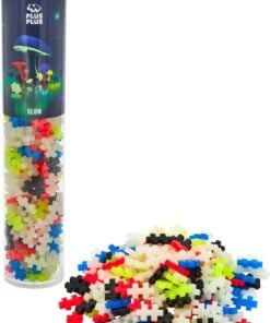 Plus-Plus tube glow 240 stuks, bouwsteentjes, glow in de dark, bouwen, educatief speelgoed, plus-plus, wonderzolder.nl