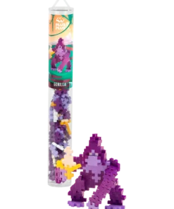 Plus-plus tube gorilla 100 stuks, gorilla, jungle, wilde dieren, bouwspeelgoed, 100 stuks, creatief speelgoed, plus-plus, wonderzolder.nl