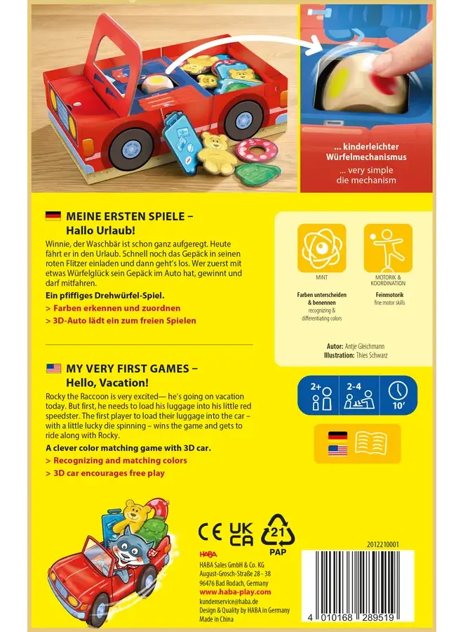 Haba Mijn eerste spellen - Hello Vacation! Op Reis! - Afbeelding 2