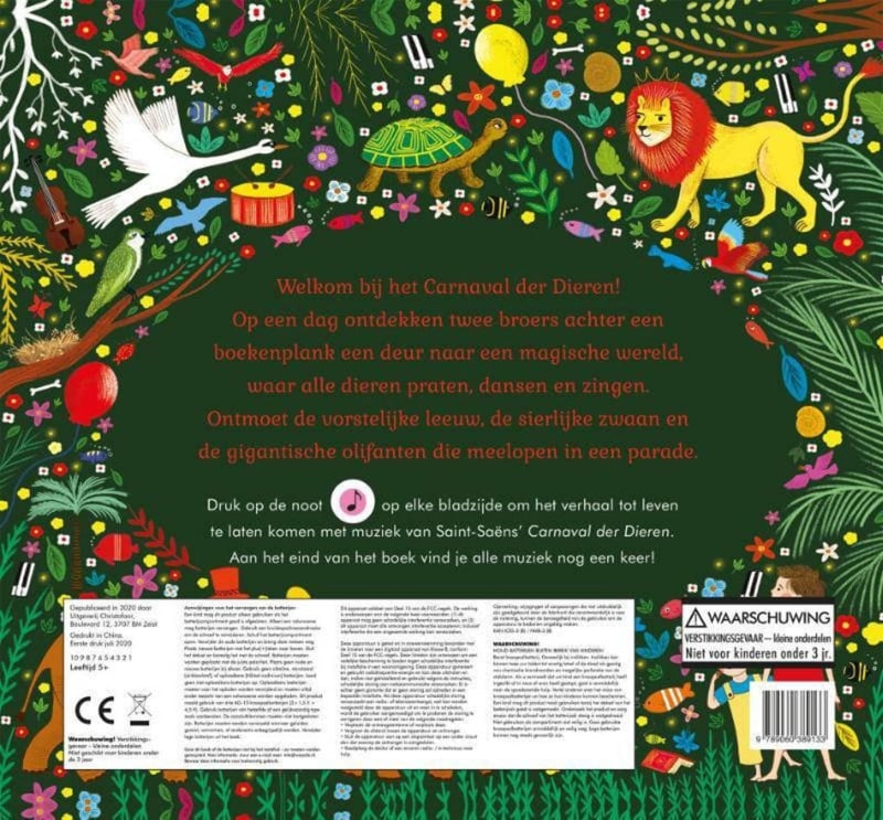 verhalen orkest carnaval der dieren, prentenboek, voorleesboek, luisterboek, klassieke muziek, carnaval der dieren, christofoor, wonderzolder.nl
