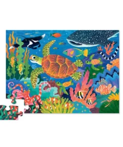 Crocodile Creek puzzel Sea Turtle 36 stukjes, zeeschildpad, sea turtle, legpuzzel, vloerpuzzel, crocodile creek, wonderzolder.nl