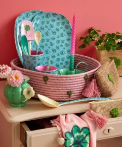 RICE kommetje Good Luck, melamine, kinderservies, kommetje, good luck, klavertje vier, rice, wonderzolder.nl