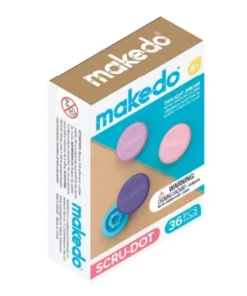 Makedo scru dot, twilight dreams, roze, paars, lila, bouwen, educatief speelgoed, karton, recycle, makedo, kindergereedschap, wonderzolder.nl