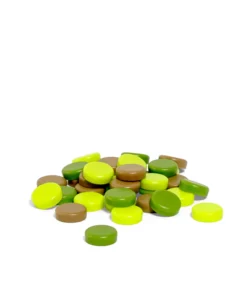 Makedo scru dot, wild things, groen, grijs, bouwen, educatief speelgoed, karton, recycle, makedo, kindergereedschap, wonderzolder.nl