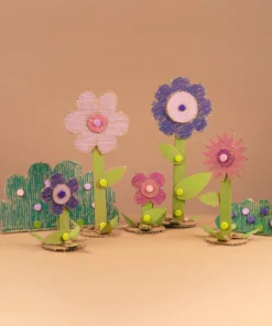 Makedo scru dot, wild things, groen, grijs, bouwen, educatief speelgoed, karton, recycle, makedo, kindergereedschap, wonderzolder.nl