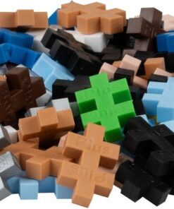 Plus-Plus tube politie, plus-plus, bouwspeelgoed, bouwstenen, politie, 100 stuks, 2d bouwen, 3d bouwen, duurzaam speelgoed, educatief speelgoed, wonderzolder.nl