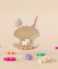 Plus-Plus tube pearl, plus-plus, bouwspeelgoed, bouwstenen, pearl, 100 stuks, 2d bouwen, 3d bouwen, duurzaam speelgoed, educatief speelgoed, wonderzolder.nl