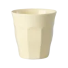 RICE beker Cream, melamine, beker, medium cup, effen, servies, glory days, rice, wonderzolder.nl