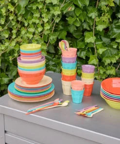 RICE bekerset Glory Days, melemine, medium cup, giftpack, servies, glory days, rice, wonderzolder.nl