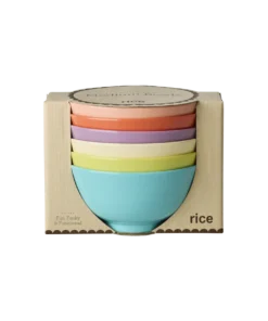 RICE kommen Glory Days, melamine, servies, kom, medium, kleuren, glory days, rice, wonderzolder.nl