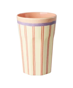 RICE beker Stripey Love, large, melamine, servies, large cup, stripey love, rice, wonderzolder.nl