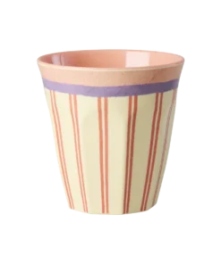 RICE beker Stripey Love, medium, melamine, servies, beker, gestreept, stripey love, rice, wonderzolder.nl