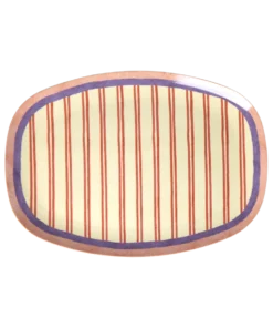 RICE plate stripey love, melamine, servies, gestreept, plate, bord, stripey love, rice, wonderzolder.nl
