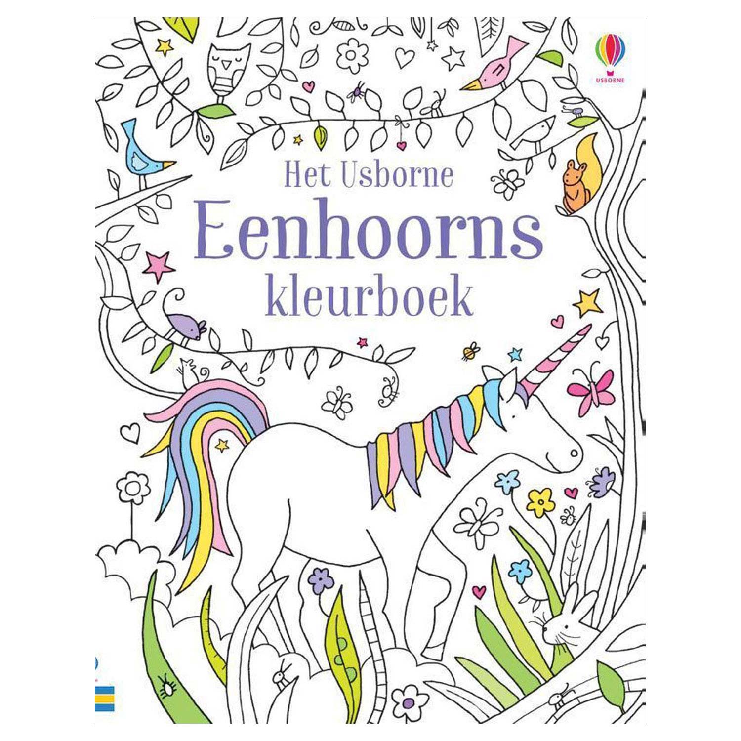 Eenhoorns kleurboek, het usborne eenhoornskleurboek, kleuren, eenhoorn, unicorn, tekenen, kleurboek, usborne, wonderzolder.nl