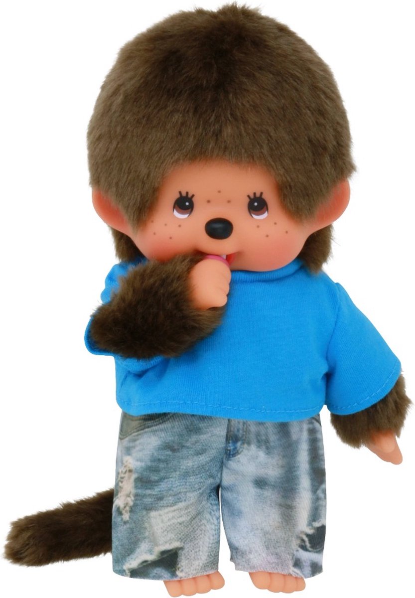 Monchhichi jongen street fashion, monchhichi, aapje, jongenspop, jongen, street fashion, wonderzolder.nl