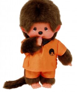 Monchhichi jongen voetbal, monchhichi, aapje, voetbal, jongen, oranje, nederlands elftal, wonderzolder.nl
