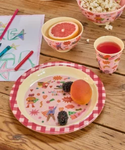 RICE beker hero pink, melamine, kinderservies, kinderbeker, hero pink, roze, medium cup, rice, wonderzolder.nl