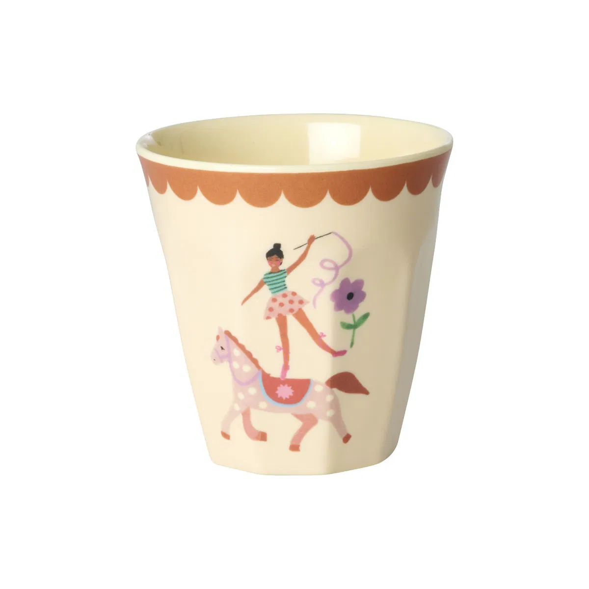 Rice beker Fun Fair Circus small, melamine, kinderbeker, beker, fun fair pink, circus, bekerset, rice, wonderzolder.nl