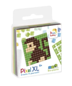 Pixelhobby XL Funpack aap, Pixel XL, Pixel, knutselen, creatief, aap, pixelhobby, wonderzolder.nl