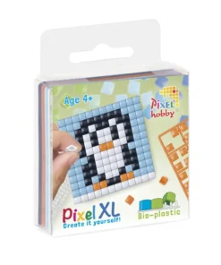 Pixelhobby magneet fun set pinguin, pinguin, magneet, diy, pixel, knutselen, creatief, pixelhobby, diertje, magneet maken, wonderzolder.nl