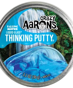 Crazy Aarons Putty Falling water, putty, kneedklei, slijm, falling water, waterval, blauw, knutselen, Crazy Aarons, wonderzolder.nl