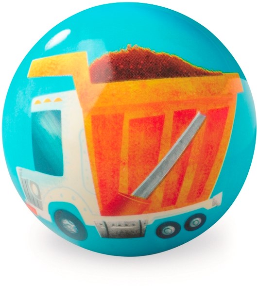 Crocodile Creek speelbal Bouwplaats, speelbal, bal, bouwplaats, voertuig, kiepwagen, crocodile creek, wonderzolder.nl