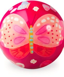 Crocodile Creek speelbal Vlindertuin, speelbal, bal, vlinders, roze, crocodile creek, wonderzolder.nl