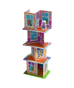 Haba Rhino Hero, gezelschapsspel, familiespel, stapelen, stapelspel, kaarten, kaartspel, bouwen, rhino hero, haba, wonderzolder.nl