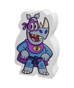 Haba Rhino Hero, gezelschapsspel, familiespel, stapelen, stapelspel, kaarten, kaartspel, bouwen, rhino hero, haba, wonderzolder.nl