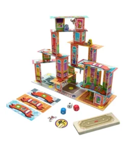 Haba Rhino Hero Super Battle, gezelschapsspel, familiespel, bouwspel, rhino, hero, super battle, kaartenhuis, haba, wonderzolder.nl