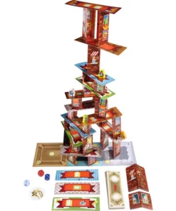 Haba Rhino Hero Super Battle, gezelschapsspel, familiespel, bouwspel, rhino, hero, super battle, kaartenhuis, haba, wonderzolder.nl