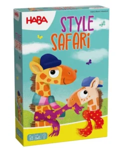 Haba Style safari, gezelschapsspel, familiespel, style safari, giraffe, haba, wonderzolder.nl