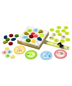 Haba mijn eerste spellen theo's taart, mijn eerste spellen, theo de raaf, taart, gezelschapsspel, haba, wonderzolder.nl