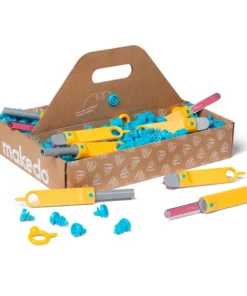 Makedo create set, makedo, bouwen, karton, schroeven, recycle, wonderzolder.nl