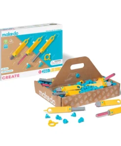 Makedo create set, makedo, bouwen, karton, schroeven, recycle, wonderzolder.nl