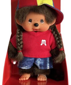 Monchhichi college girl, aapje, knuffel, college girl, monchhichi, japan, wonderzolder.nl
