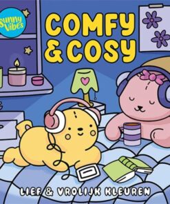Sunny Vibes Comfy en Cosy, kleurboek, tekenboek, kleuren, kleurplaten, comfy en cosy, Lantaarn, wonderzolder.nl