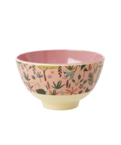 RICE kommetje jungle coral, melamine, servies, kommetje, jungle, koraal, coral, rice, wonderzolder.nl