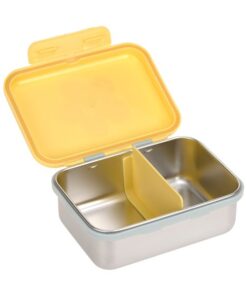 Lassig lunchbox happy trails flower, lunchbox, rvs, broodtrommel, flower, bloem, back to school, lassig, wonderzolder.nl
