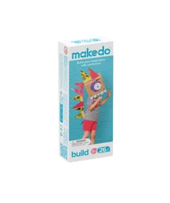 Makedo build set, makedo, bouwen, karton, schroeven, recycle, wonderzolder.nl