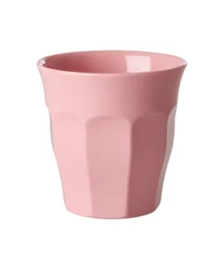 RICE beker pink, melamine, medium cup, kinderservies, servies, beker, koffiebeker, pink, roze, rice, wonderzolder.nl