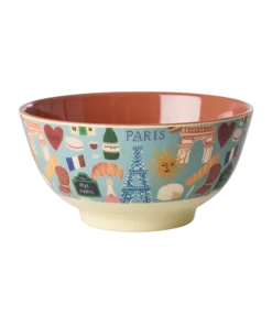 RICE kom Paris Mon Amour, melamine, kom, servies, medium bowl, parijs, paris, rice, wonderzolder.nl