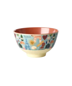 RICE kommetje Paris Mon Amour, melamine, kommetje, servies, small bowl, parijs, paris, rice, wonderzolder.nl